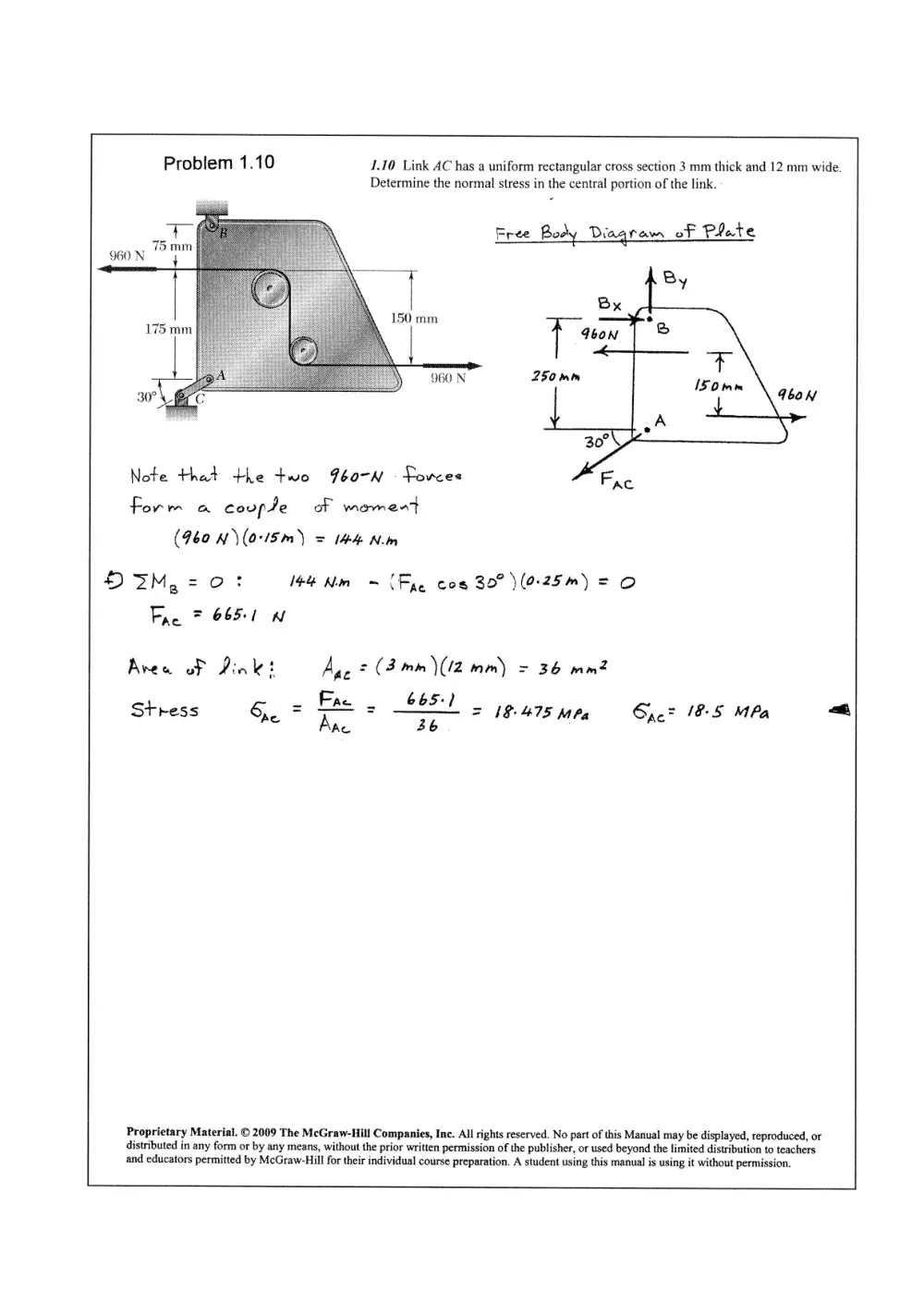 MEE 320 Problems Book Chapter 1, Spring 2018, page 7