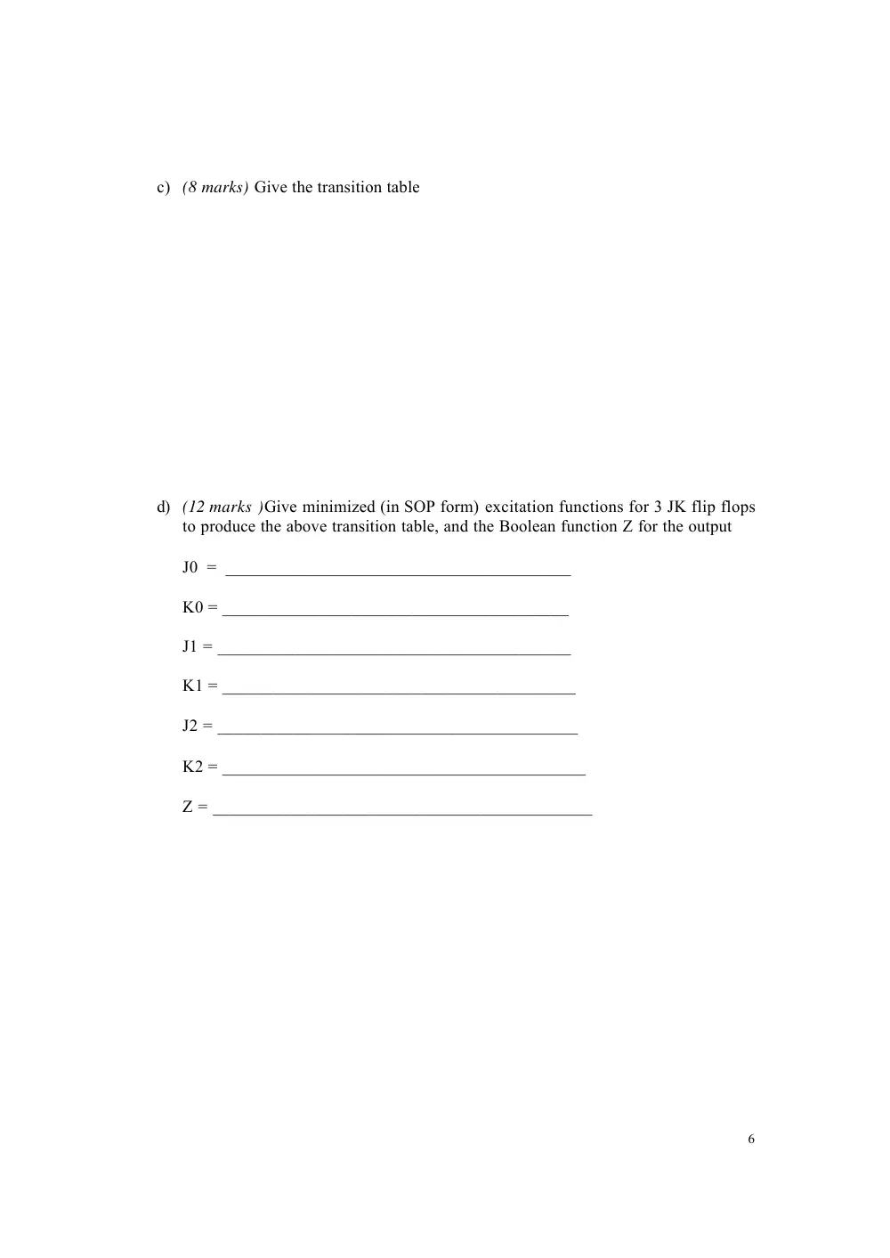 CMPS 255 Final, Fall 2005, page 6