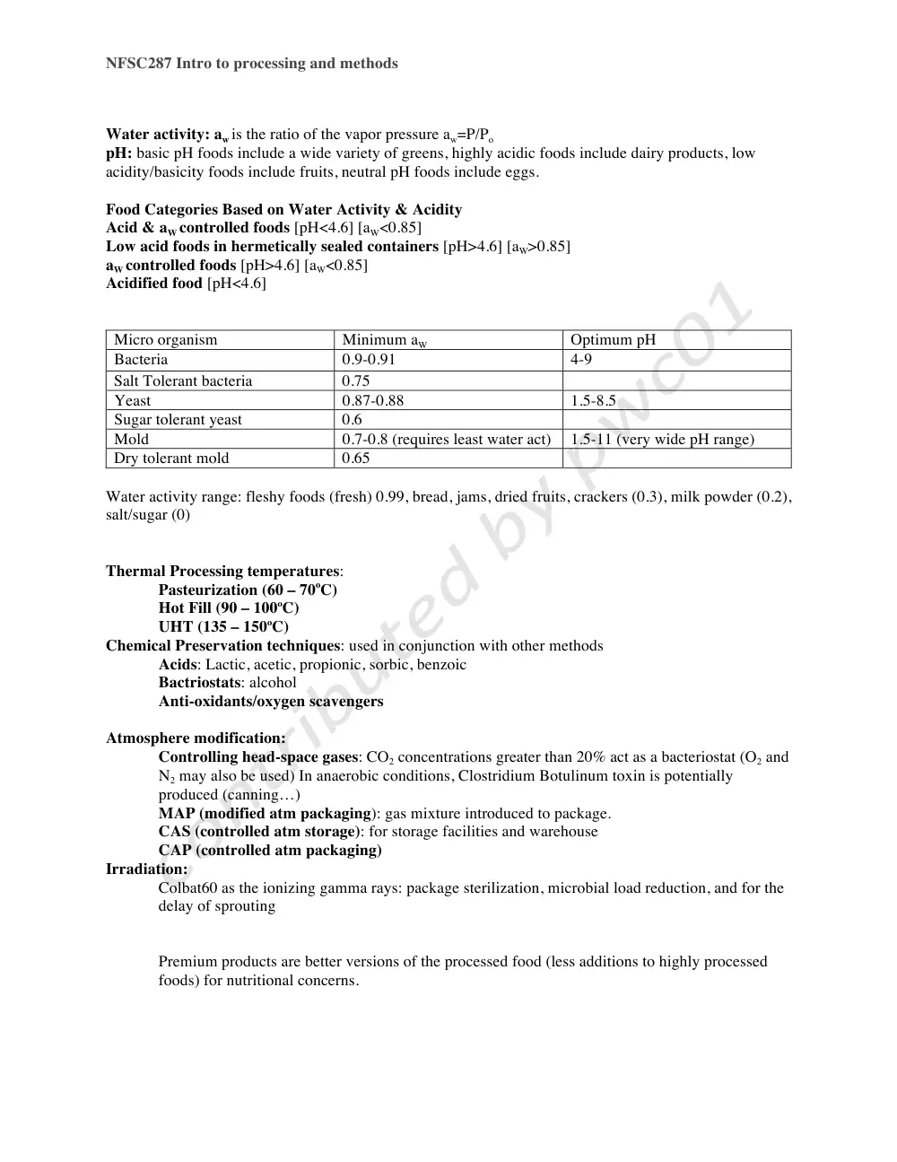 NFSC 287 Notes Introduction, Spring 2017, page 3