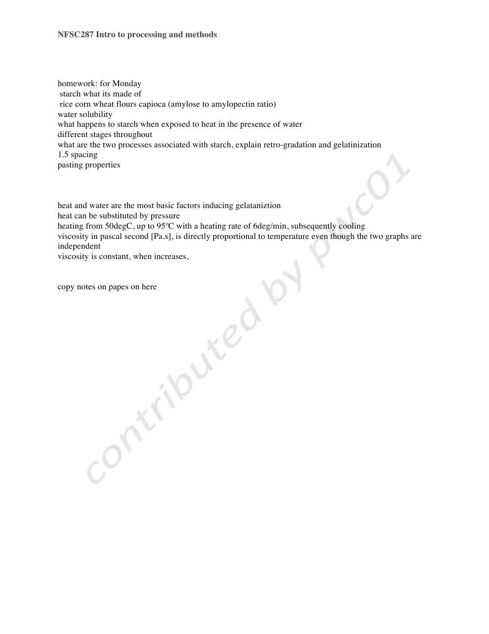 NFSC 287 Notes Introduction, Spring 2017, page 4