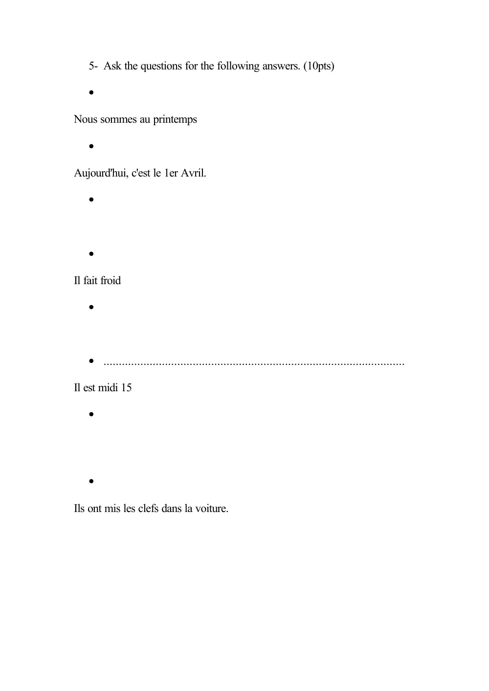 FREN 201 Final, Fall 2005, page 3