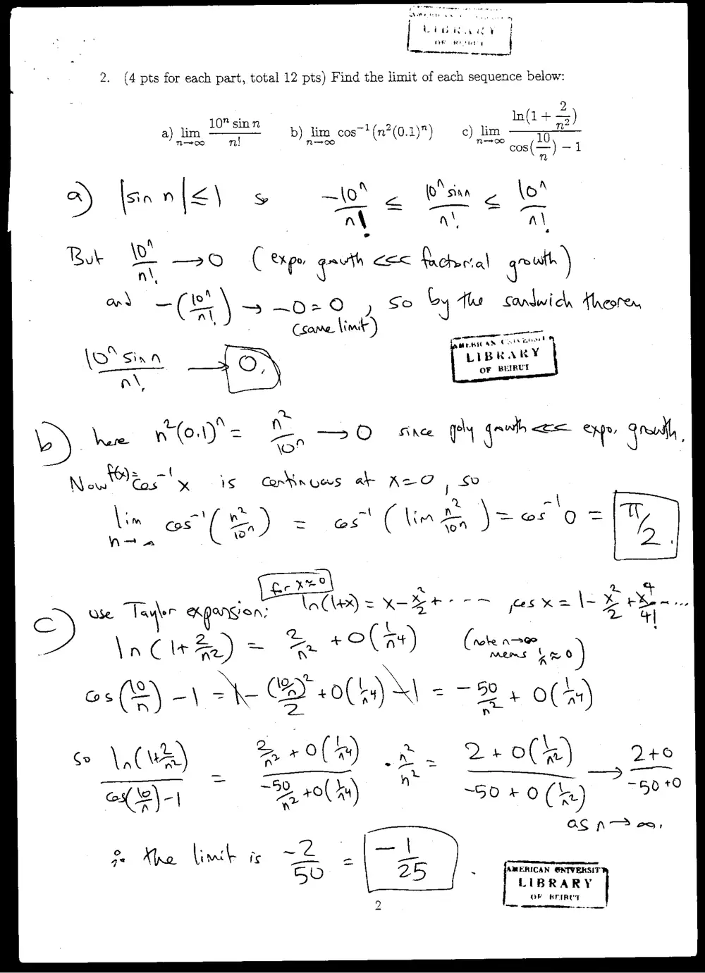 MATH 201 Exam 1, Fall 2004, page 3
