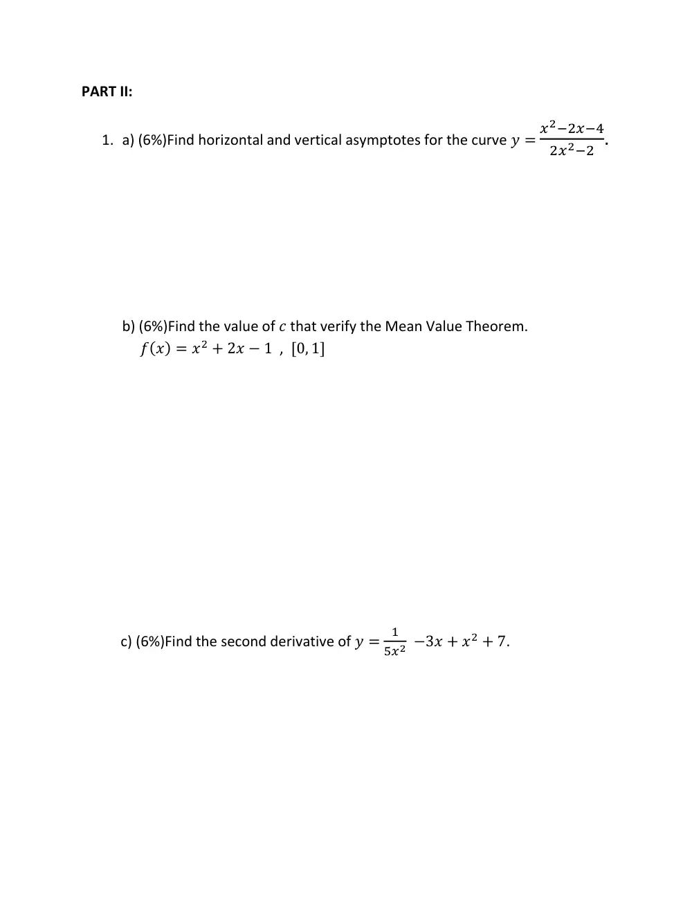 MATH 101 Exam 2, Fall 2010, page 3