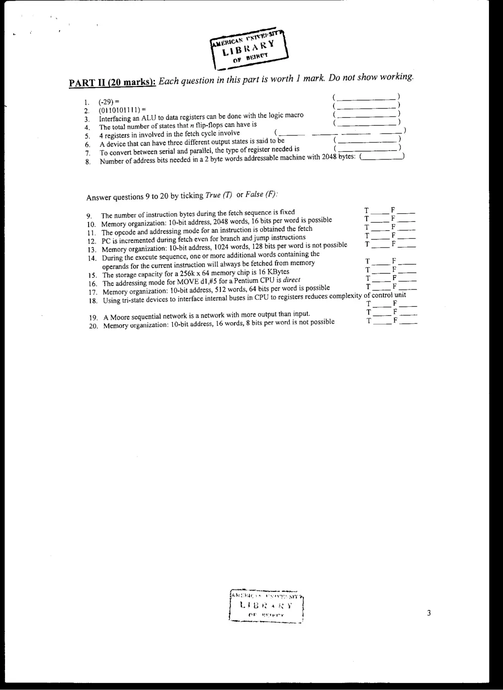 CMPS 255 Final, Fall 2003, page 3