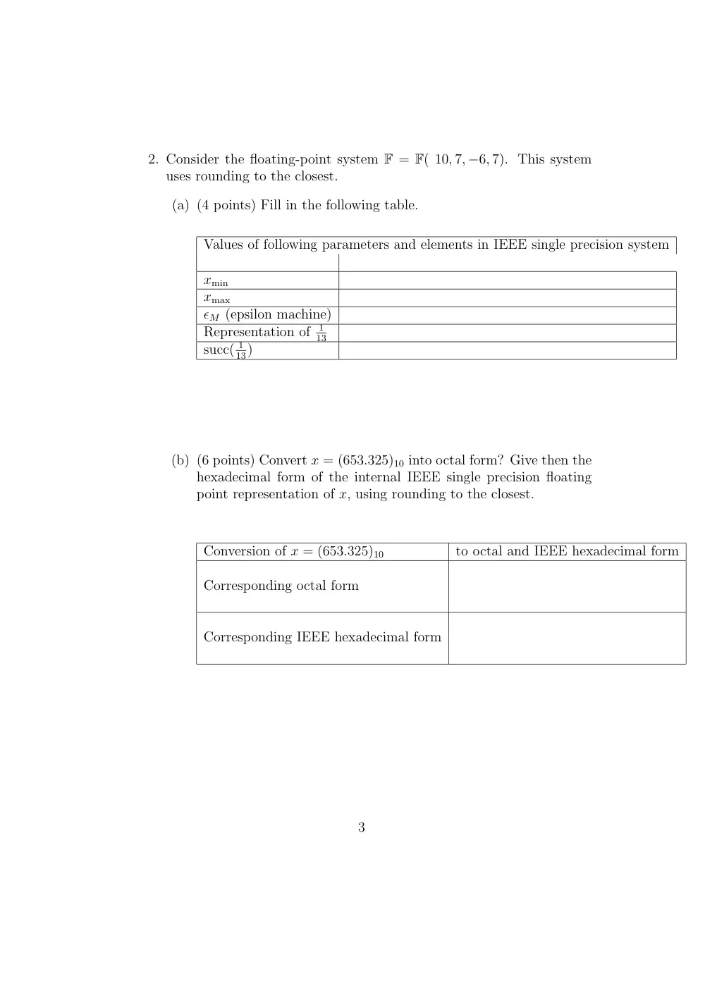 MATH 251 Midterm, Fall 2006, page 3