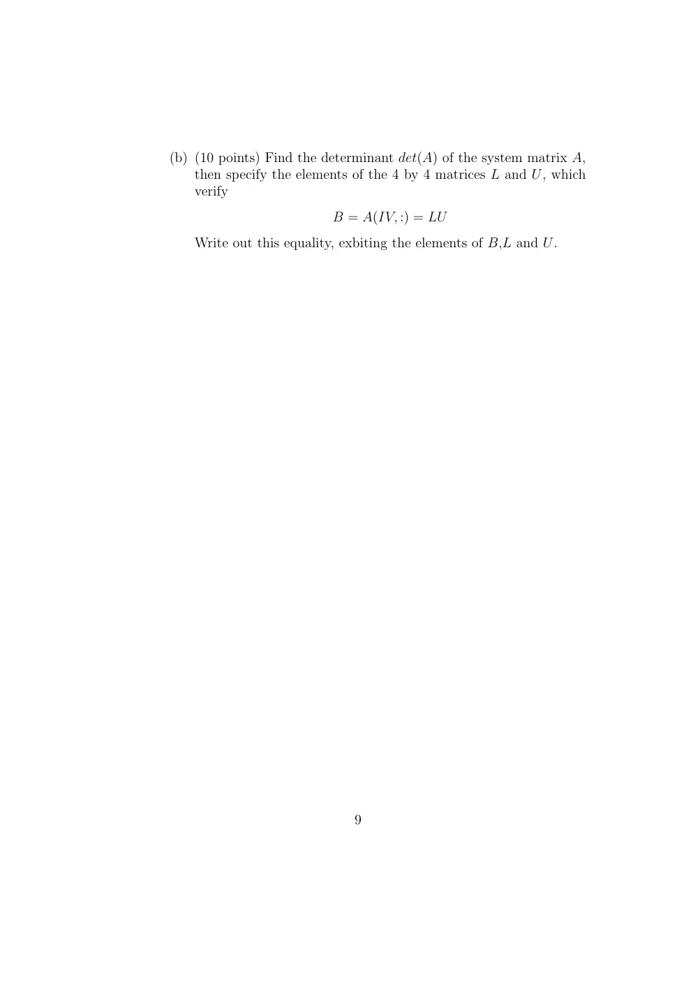 MATH 251 Midterm, Fall 2006, page 9