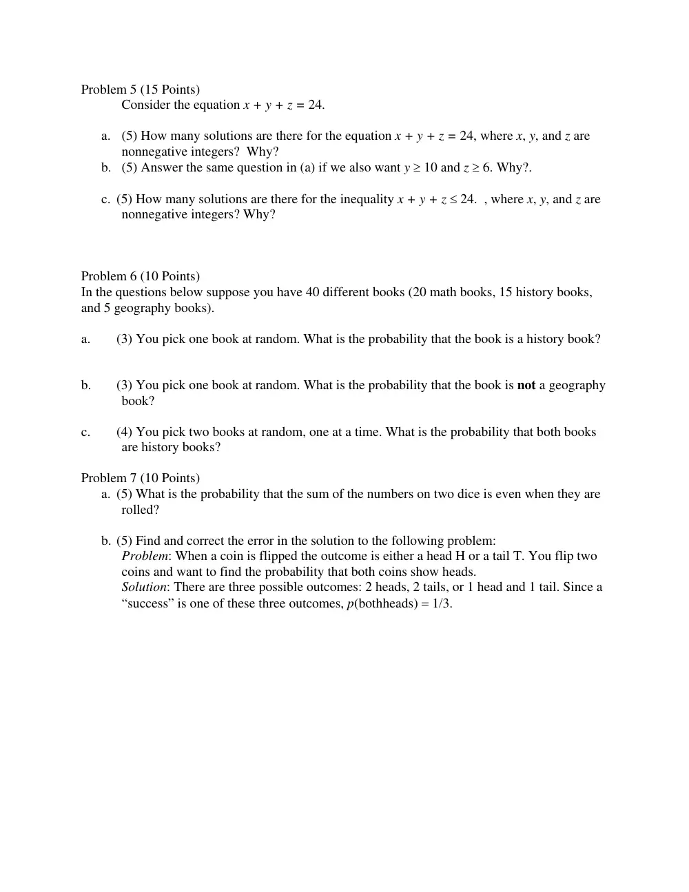 CMPS 211 Final Sample, Fall 2010, page 2