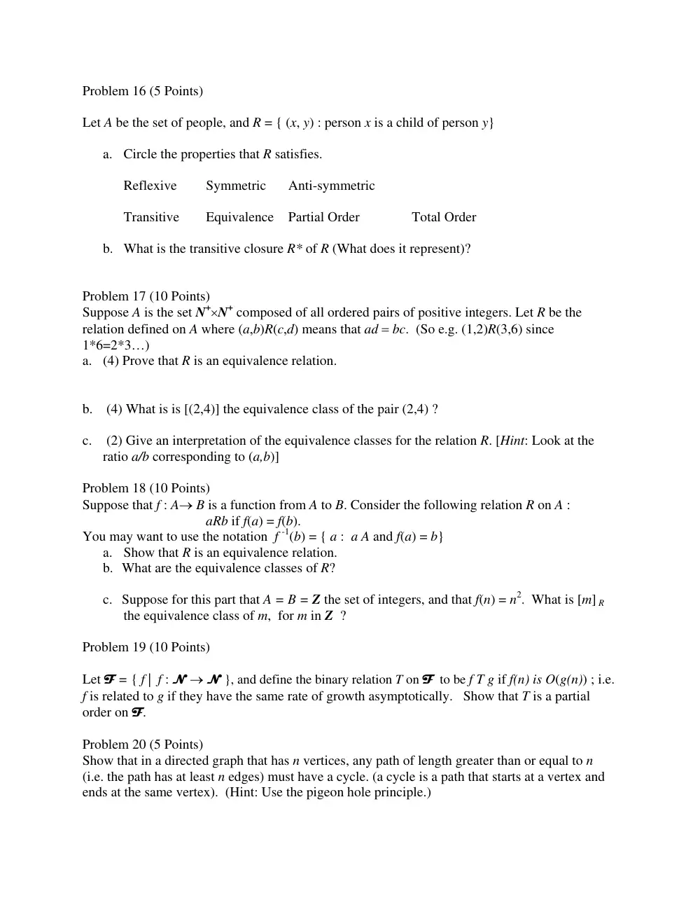 CMPS 211 Final Sample, Fall 2010, page 6