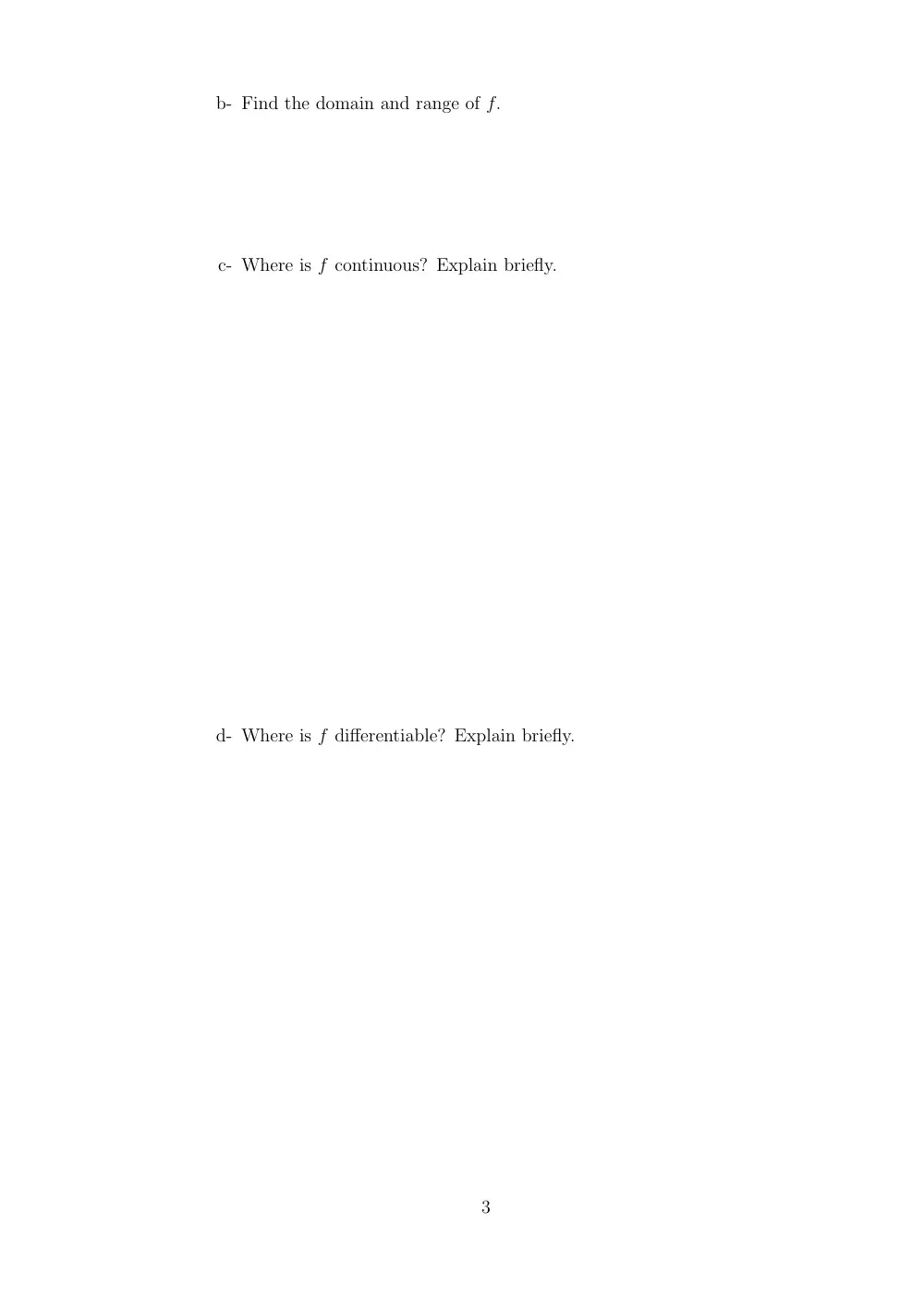MATH 101 Final, Fall 2005, page 3
