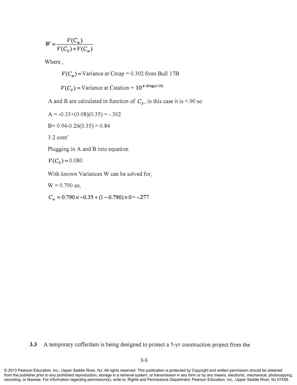 CIVE 441 Chapter 3 Solution, Fall 2015, page 5