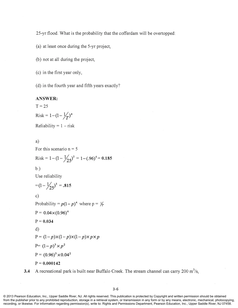 CIVE 441 Chapter 3 Solution, Fall 2015, page 6