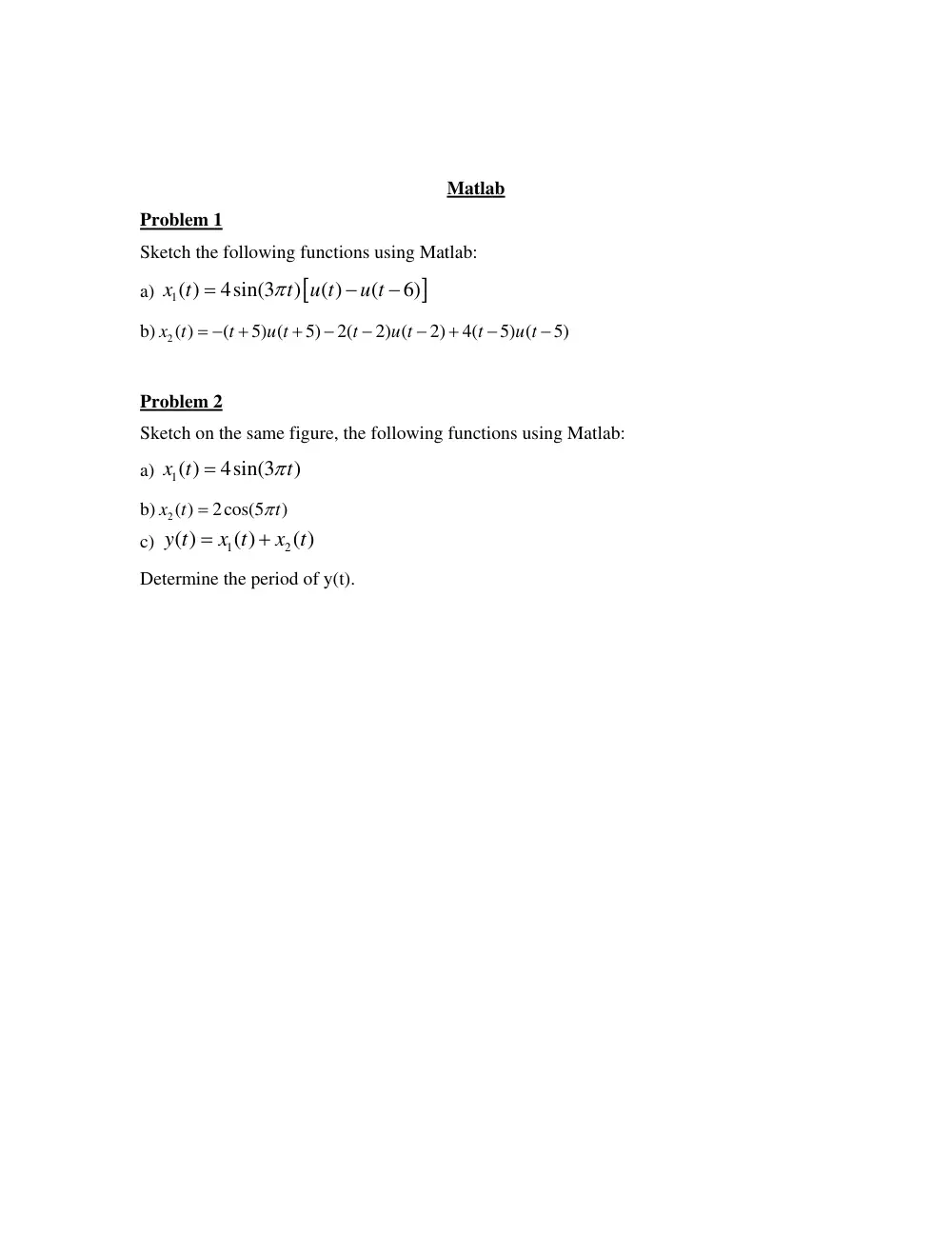 EECE 340 Homework, Fall 2007, page 3