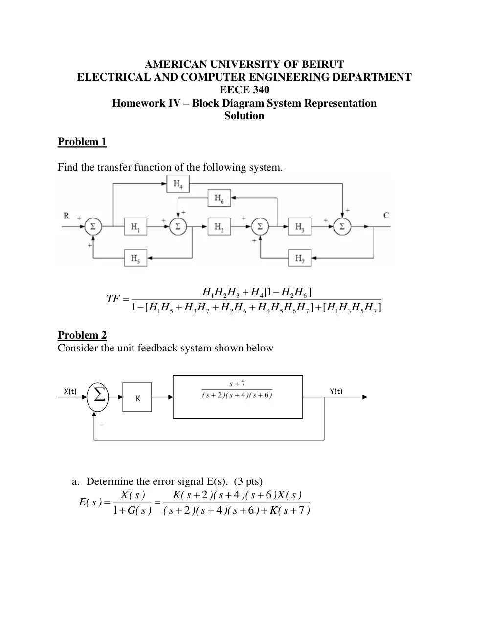 EECE 340 Homework 4, Spring 2016, page 1