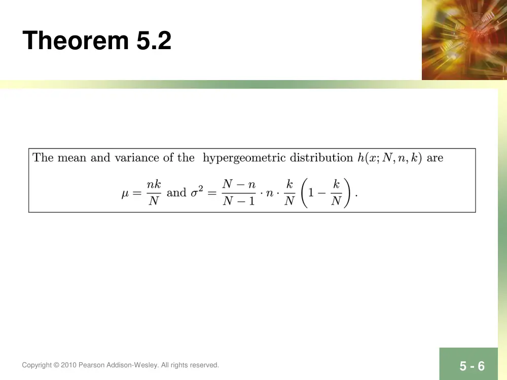 STAT 230 Lecture Chapter 5, Fall 2011, page 6