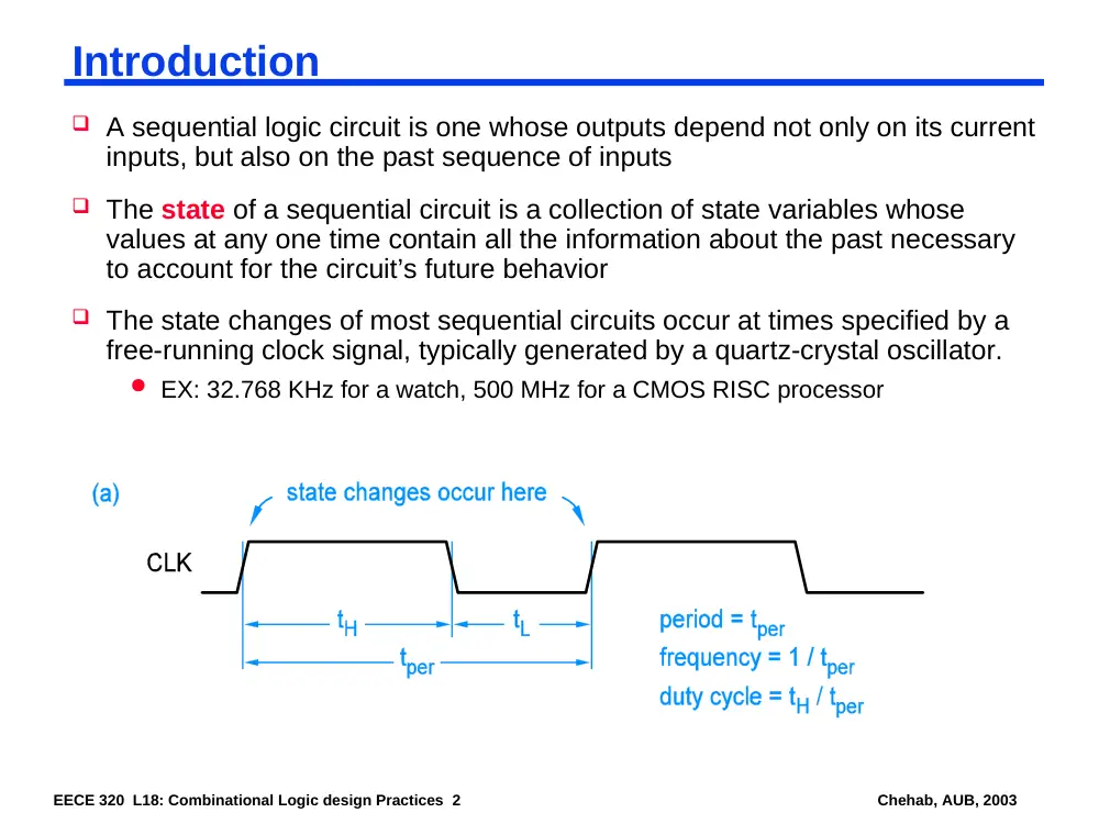 EECE 320 Lecture 18, Fall 2011, page 2