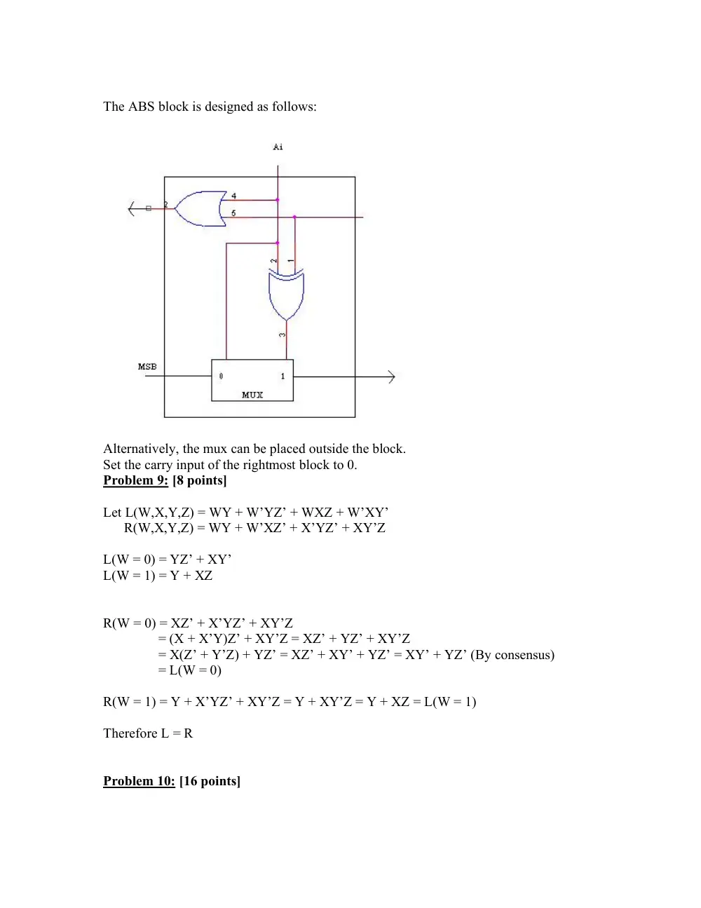 EECE 320 Midterm Solution, Fall 2004, page 8