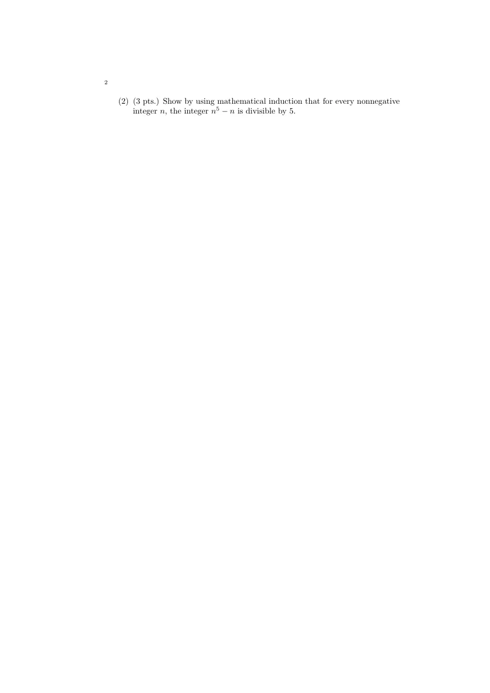 MATH 211 Exam 2, Spring 2013, page 2