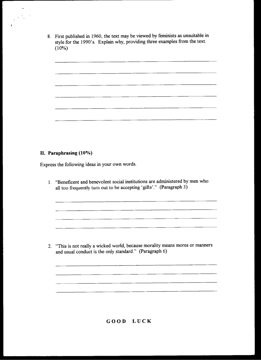 ENG 203 Final, Summer 2001, page 5