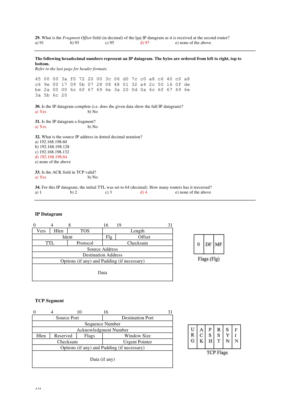 EECE 450 Final with Soln, Spring 2014, page 4