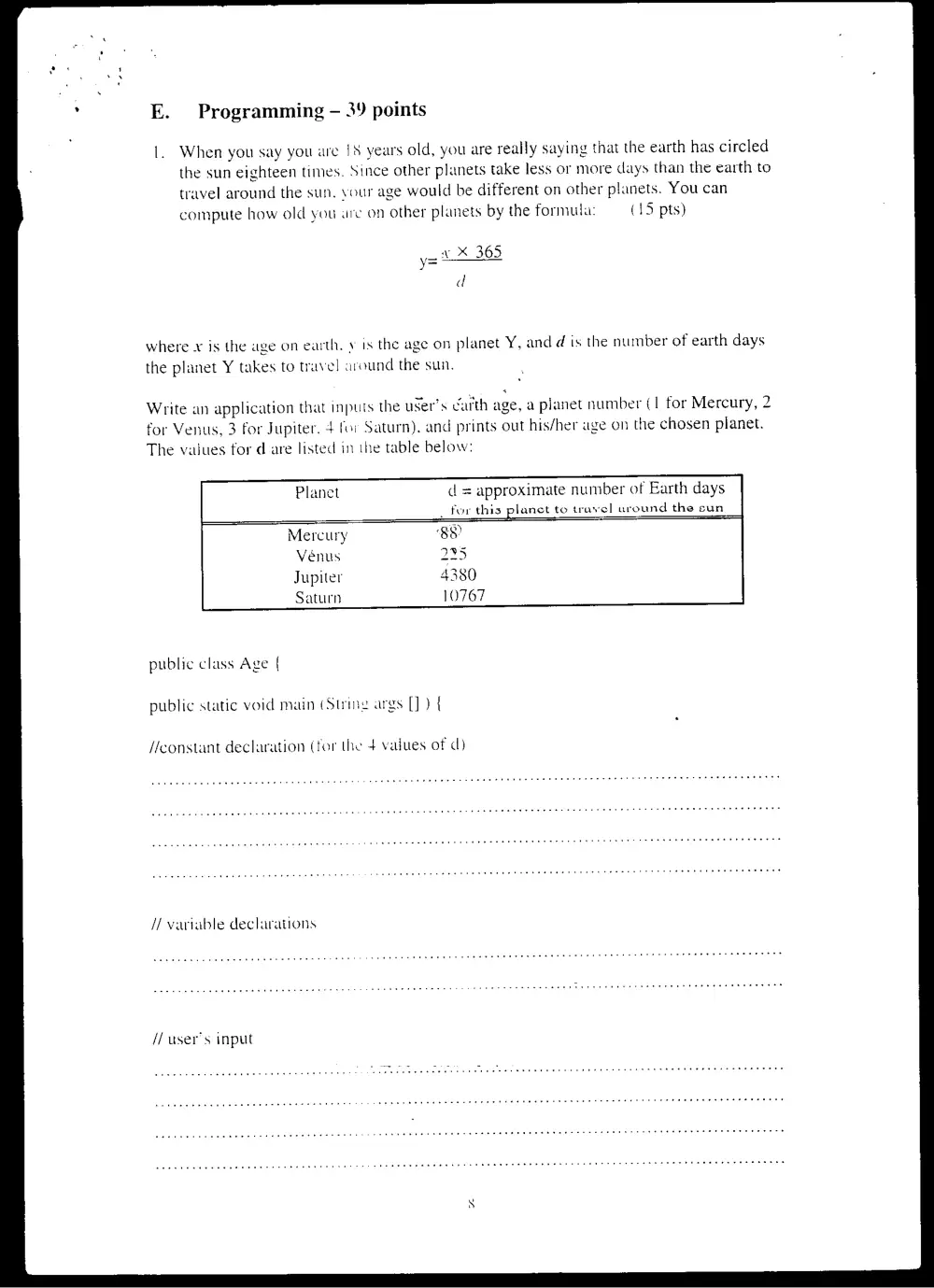 CMPS 200 Midterm, Spring 2001, page 8