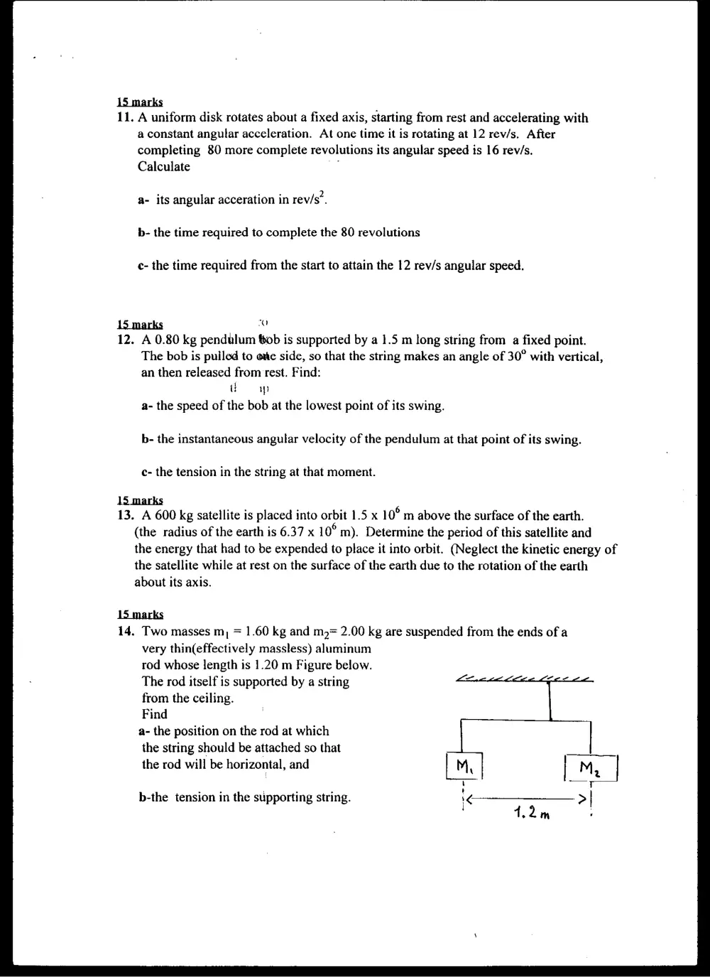 PHYS 103 Final, Spring 1996, page 3