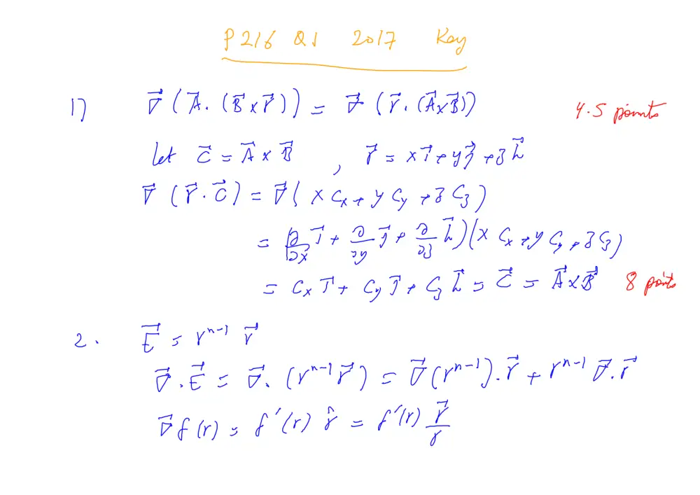PHYS 216 Exam 1 Solution, Fall 2017, page 1