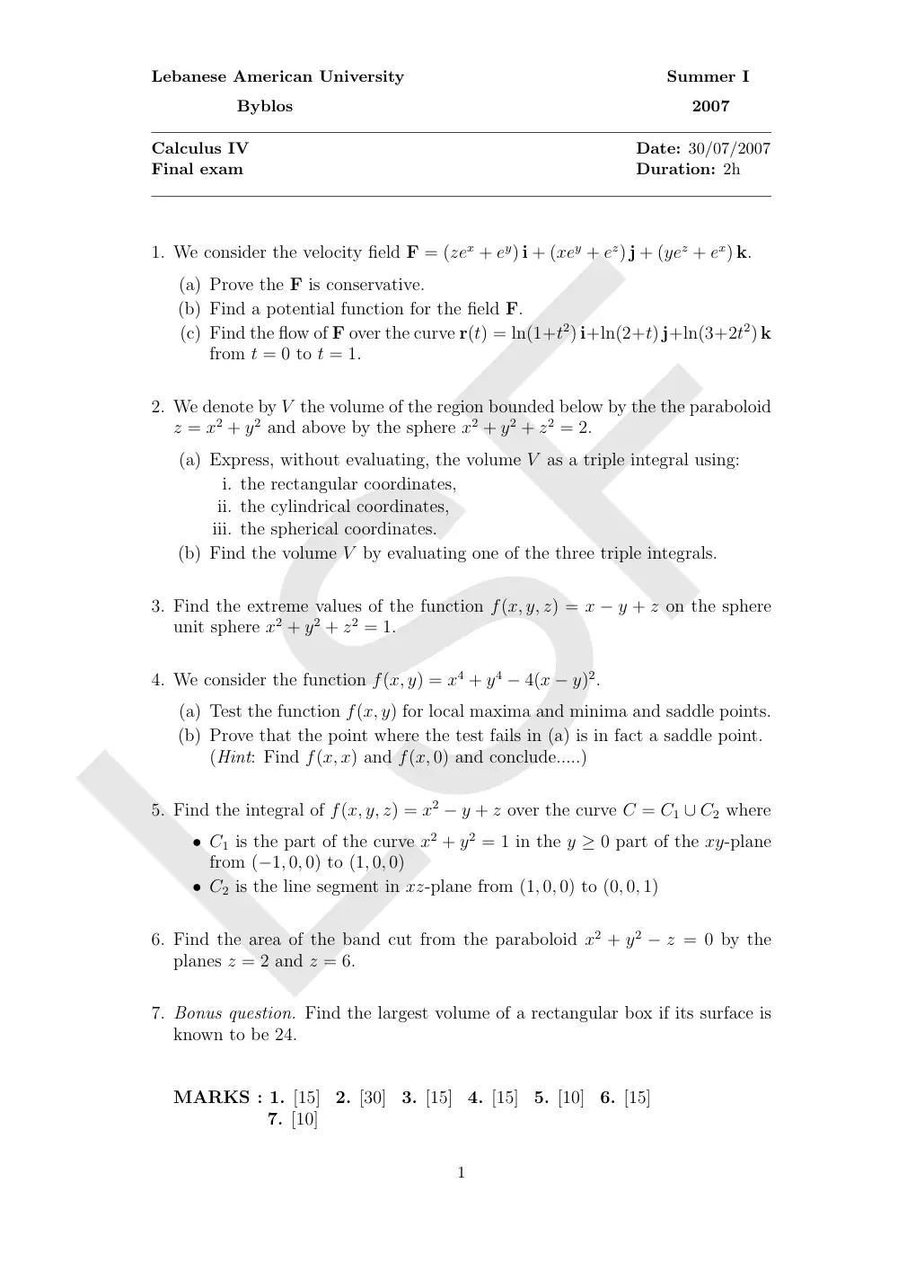 MTH 206 Final, page 1
