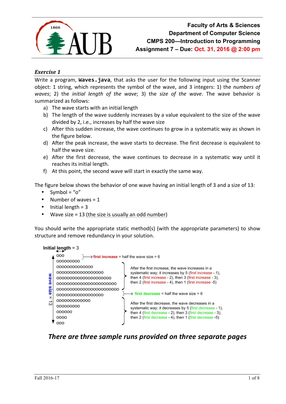 CMPS 200 Homework Assignment 7, Fall 2016, page 1