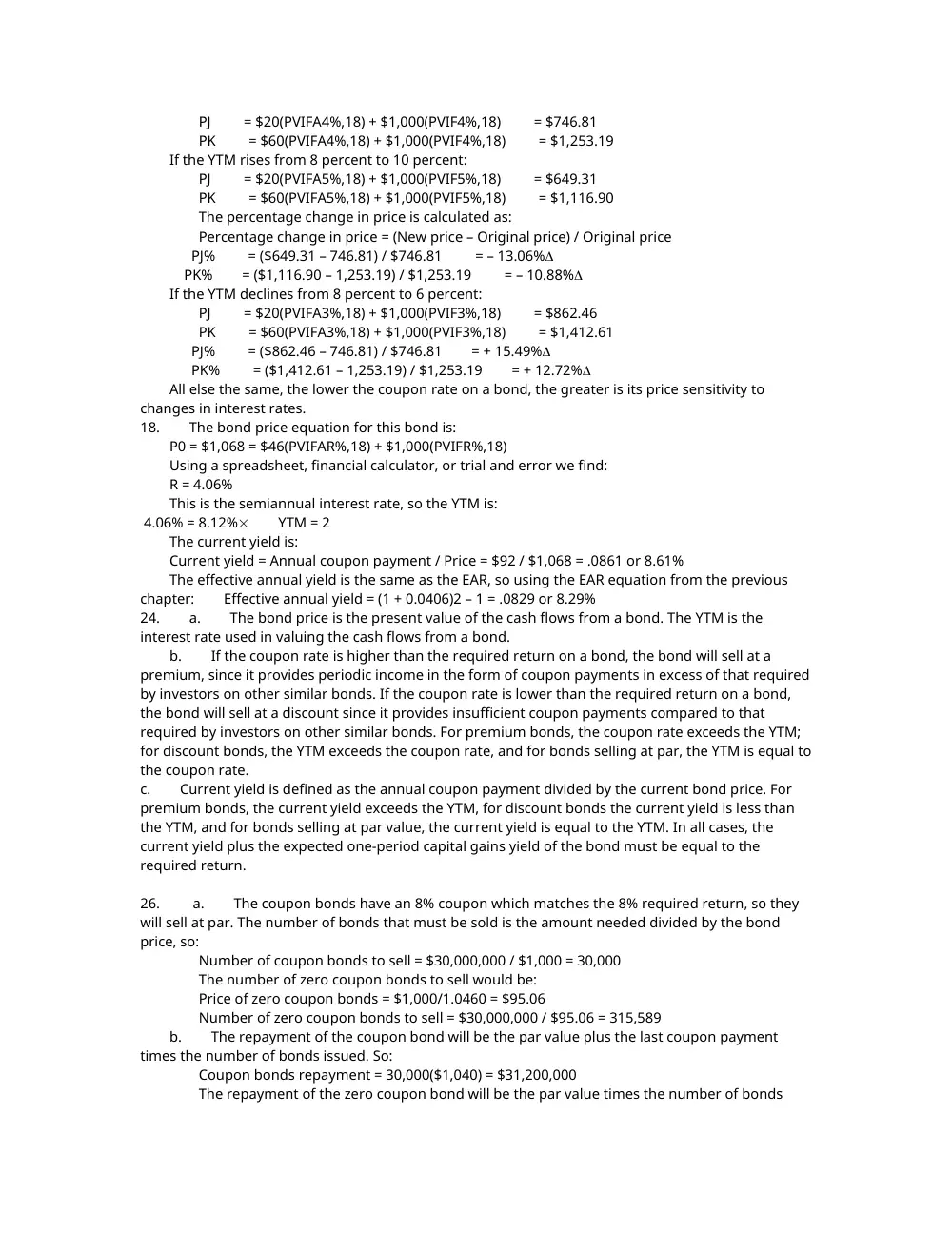 FINA 210 Problems Solution Manual 9th Ed, Spring 2011, page 8