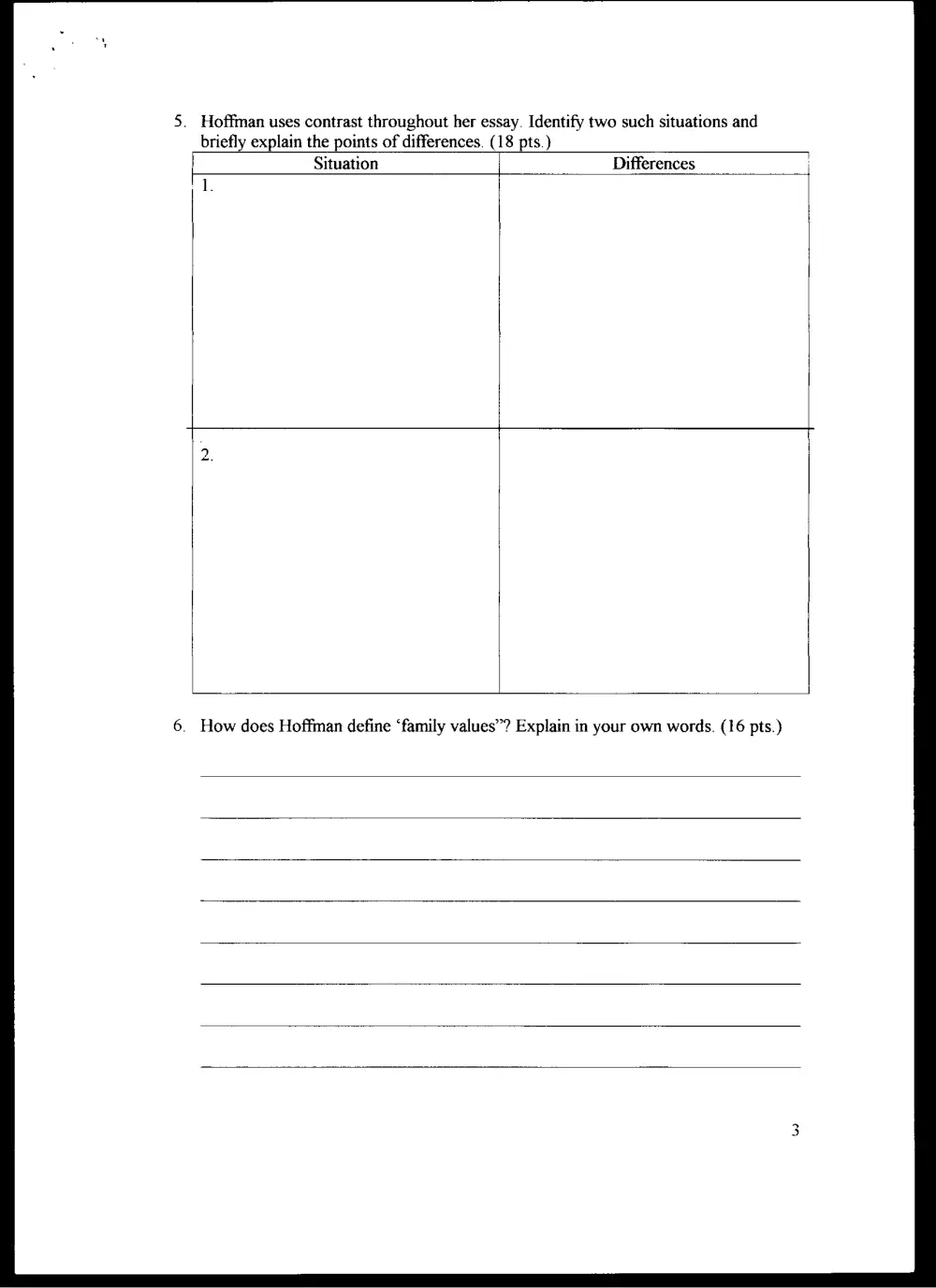 ENG 100 Final, Fall 2001, page 6