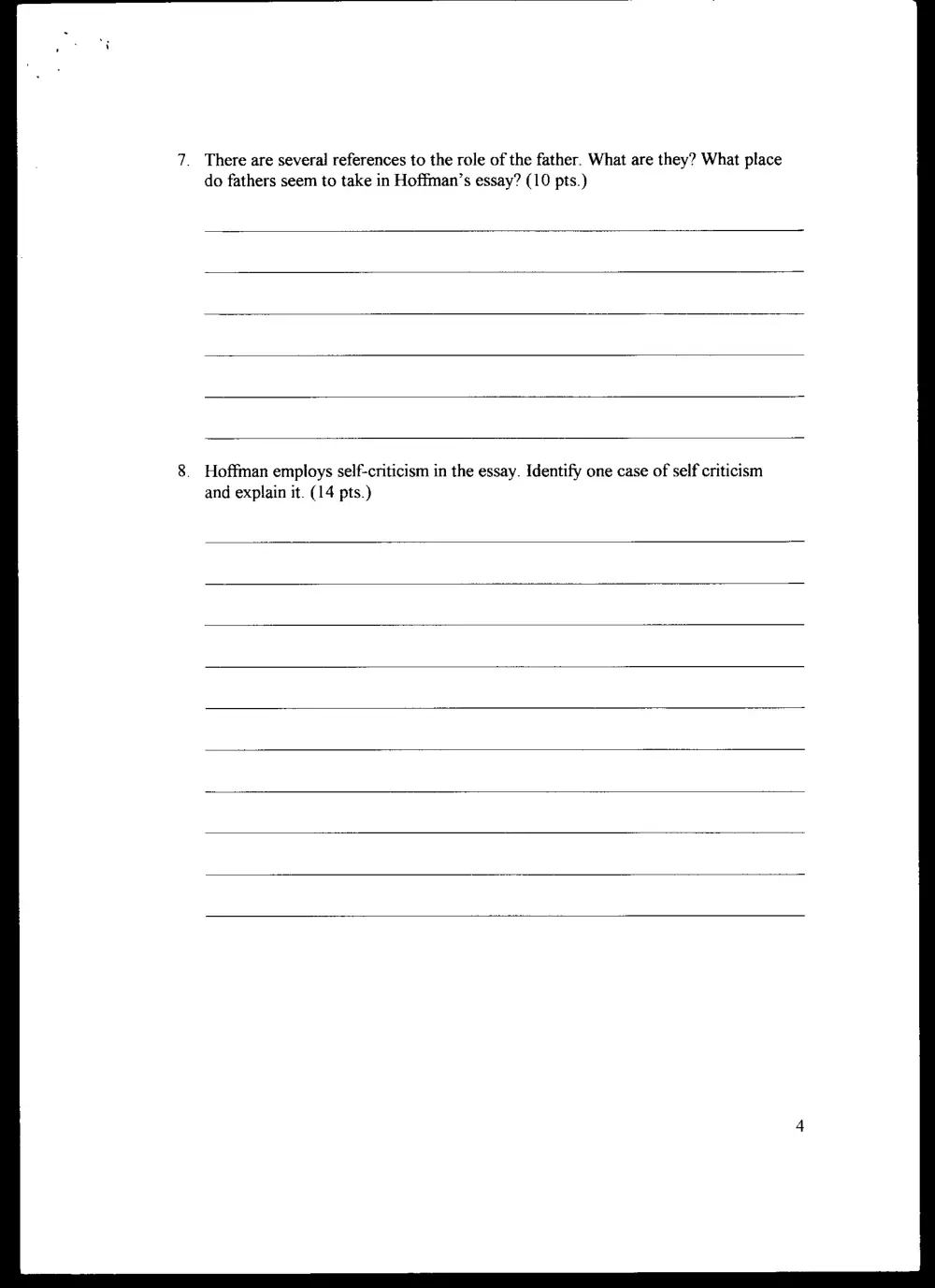 ENG 100 Final, Fall 2001, page 7