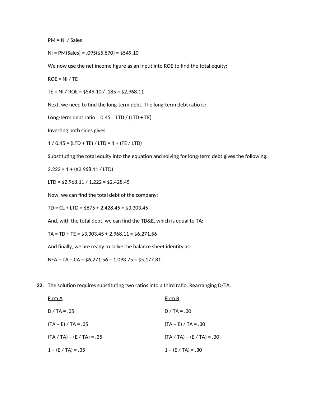 FINA 210 Problems, Spring 2011, page 3