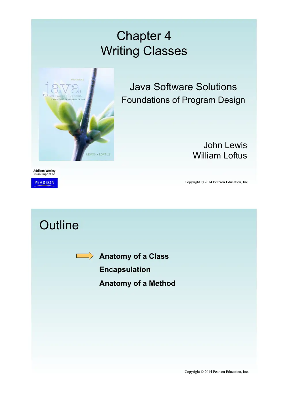 CSC 243 Chapter 4, Spring 2015, page 1