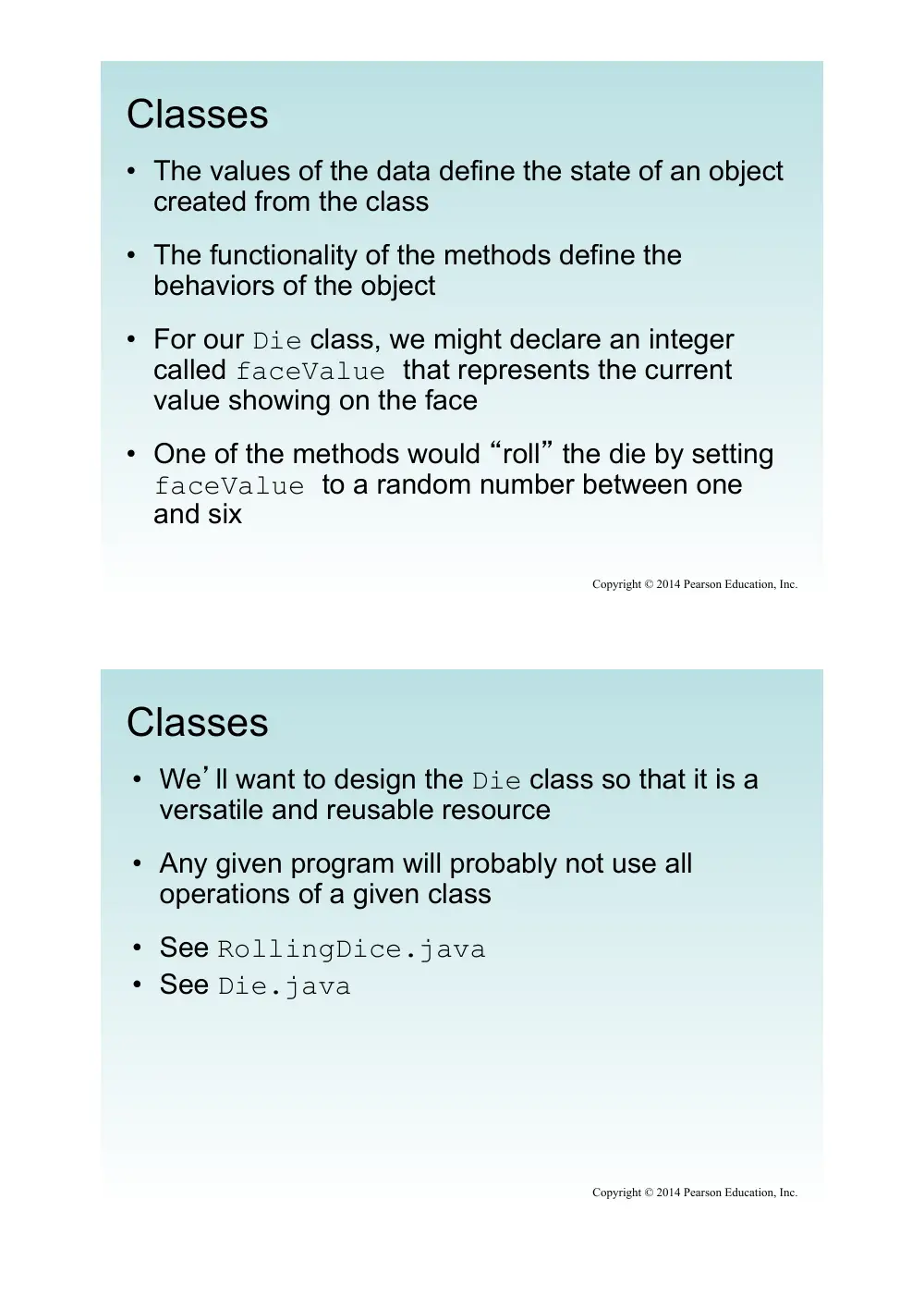CSC 243 Chapter 4, Spring 2015, page 4