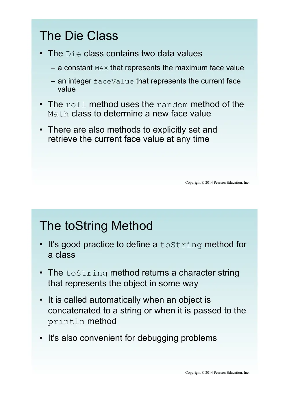 CSC 243 Chapter 4, Spring 2015, page 8