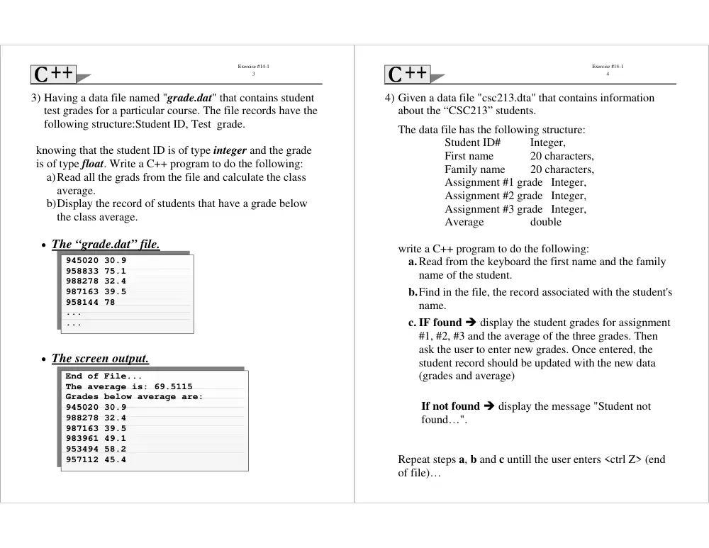 CSC 213 Problems Sec 14, Fall 2007, page 2