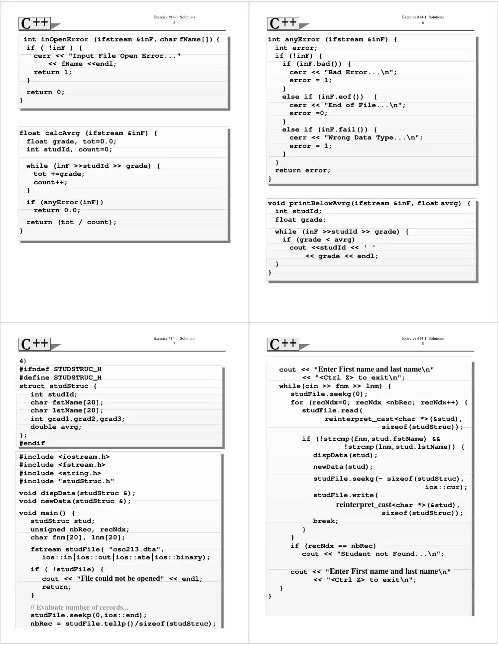 CSC 213 Problems Sec 14, Fall 2007, page 4
