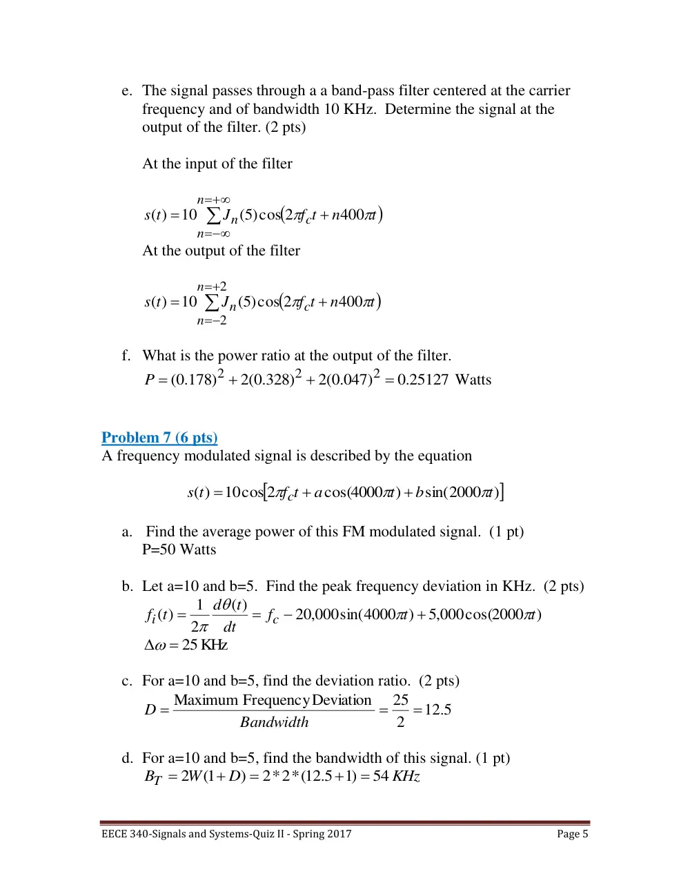 EECE 340 Exam 2, Spring 2017, page 5