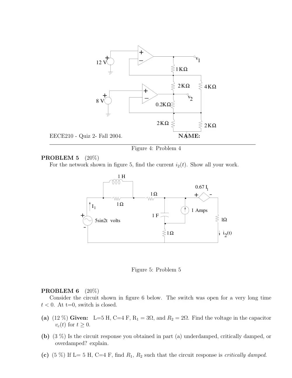 EECE 210 Exam 2, Fall 2004, page 4
