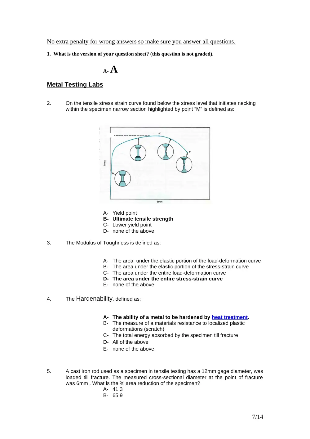 MECH 341 Final, Fall 2015, page 7