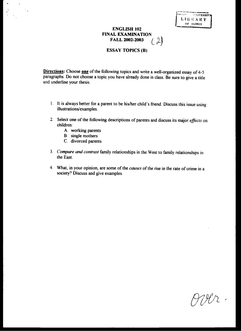 ENG 102 Final, Fall 2002, page 10