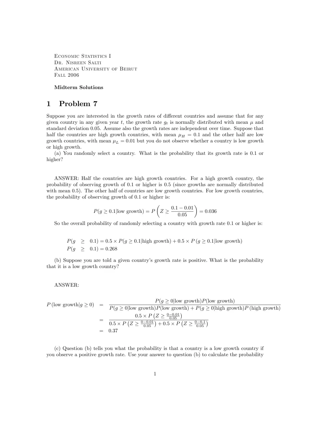 ECON 213 Midterm, Spring 2008, page 1