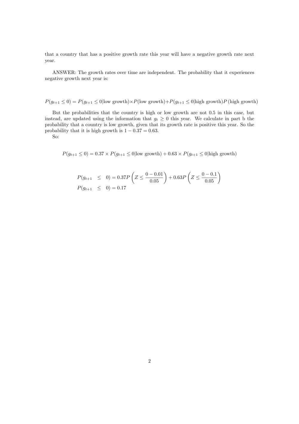 ECON 213 Midterm, Spring 2008, page 2