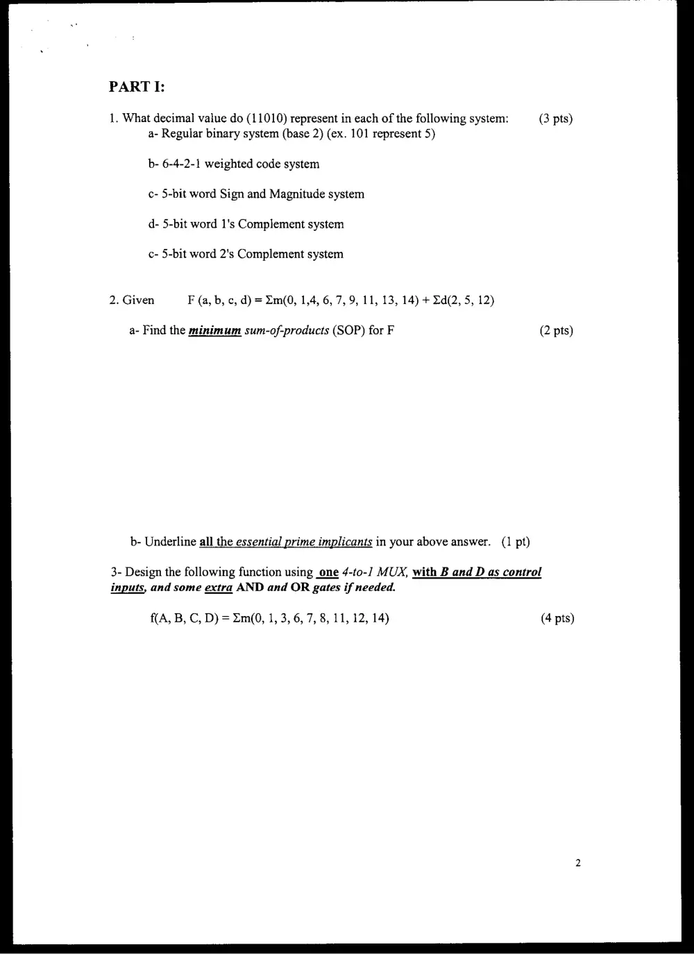 CMPS 255 Final, Spring 2004, page 2