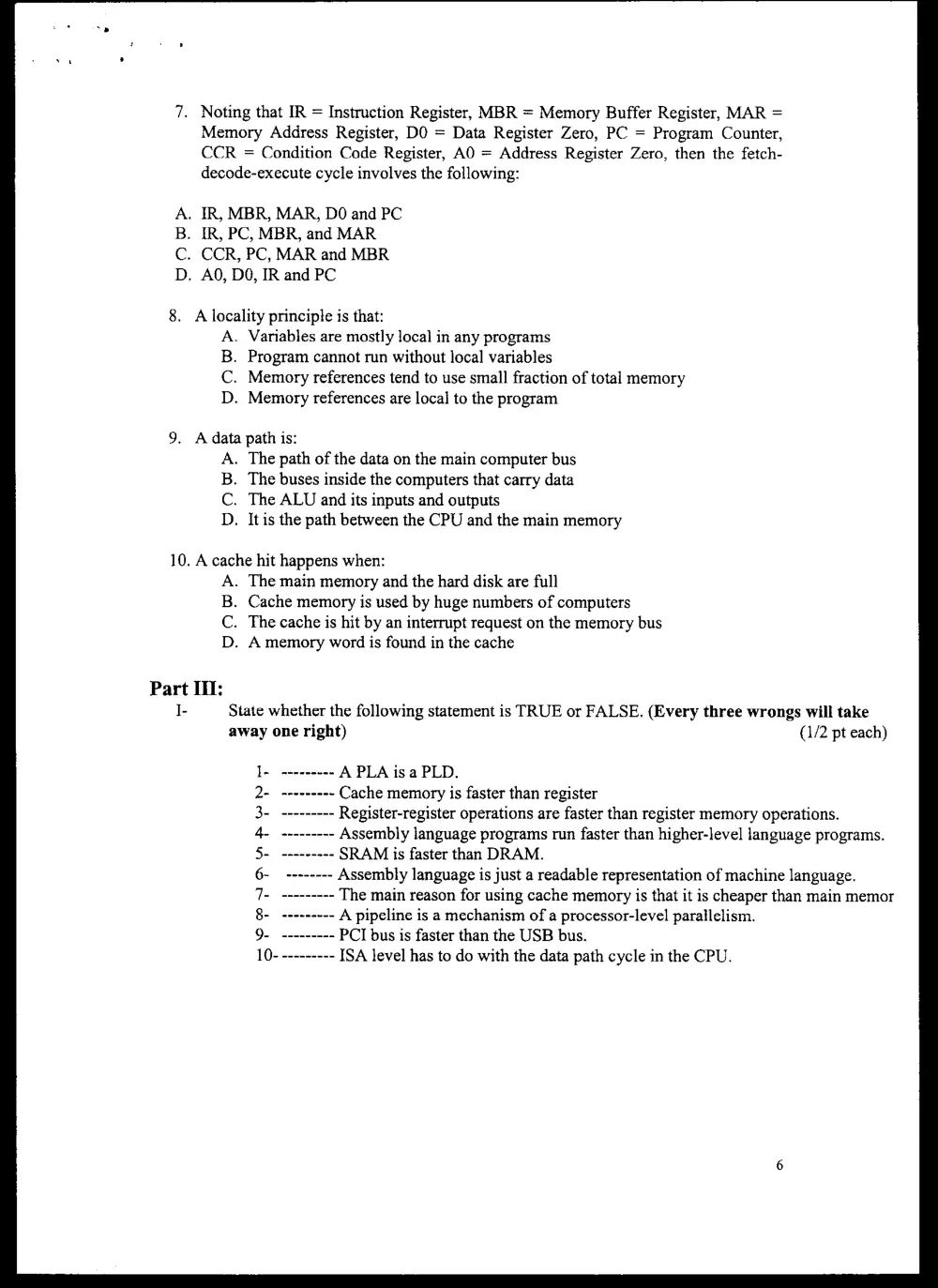 CMPS 255 Final, Spring 2004, page 6
