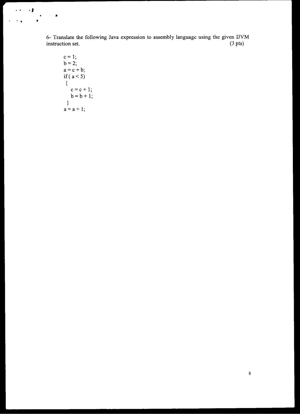 CMPS 255 Final, Spring 2004, page 8