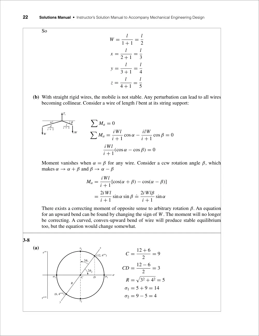 MECH 420 Problems Problem Chap 3, Fall 2012, page 9