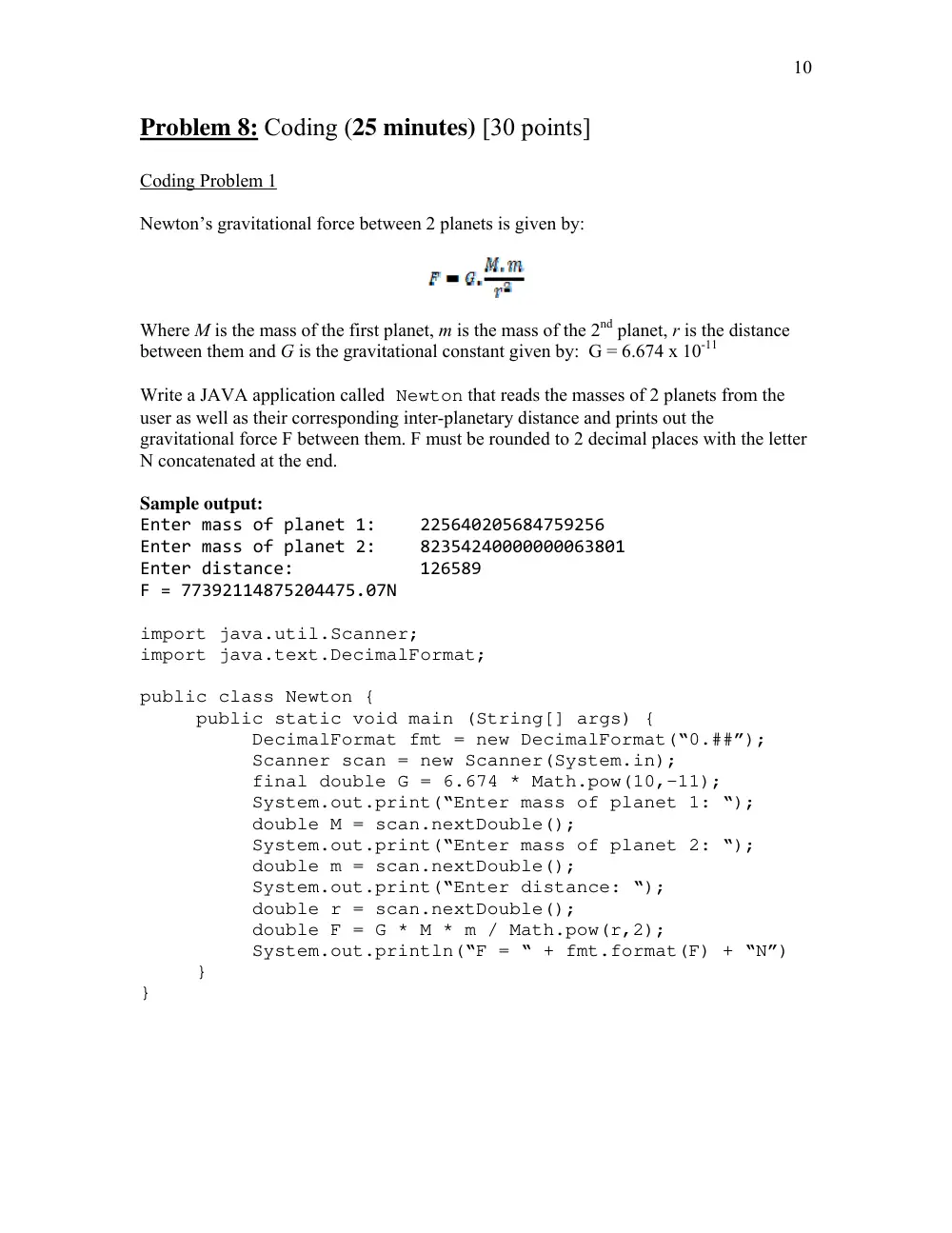 COE 212 Midterm, Spring 2013, page 10