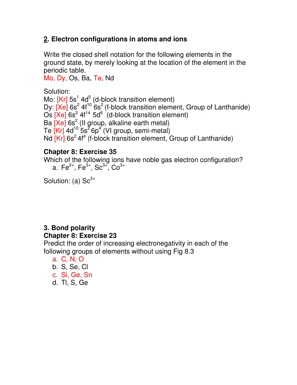CHEM 201 Problems Chapter 7, Spring 2008, page 3
