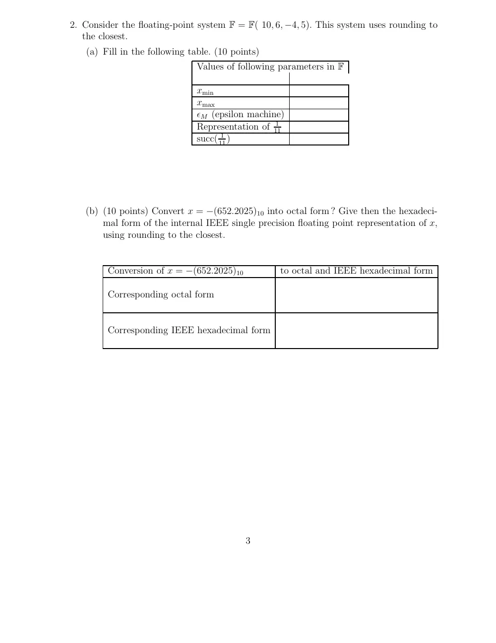 MATH 251 Midterm, Fall 2004, page 3